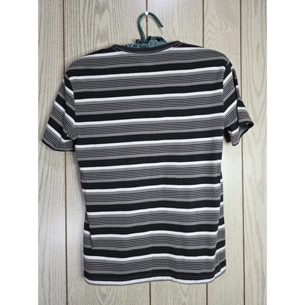 Old Navy Shirt Wonder Nation Pants Boys XL 14-16 Outfit Set Black Gray Stripe